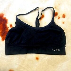 Black Sports Bra, low impact sports bra, champion sports bra
